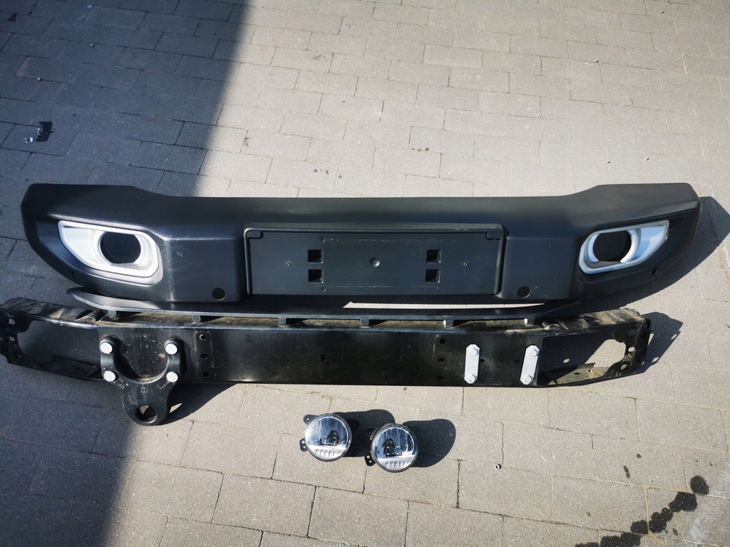 jeep wrangler jl 2019 viga parachoque paragolpes delantero juego  ($)
