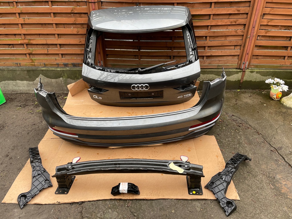 audi q3 83a parachoque paragolpes trasero s line 4xpdc radar 360 ($)