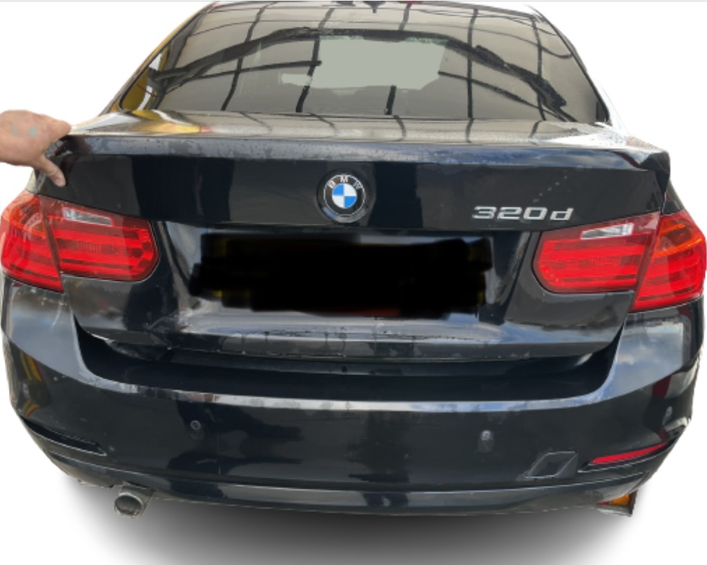 bmw 3 f30 trasero aleta corte radom ($)