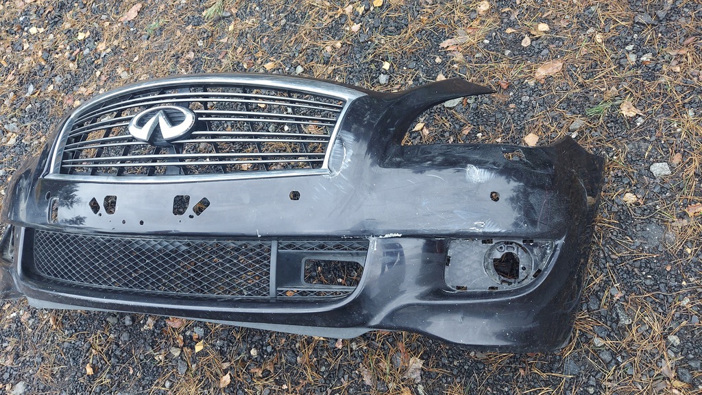 infiniti q70 przed lift 2013 parachoque paragolpes calandra cały ($)