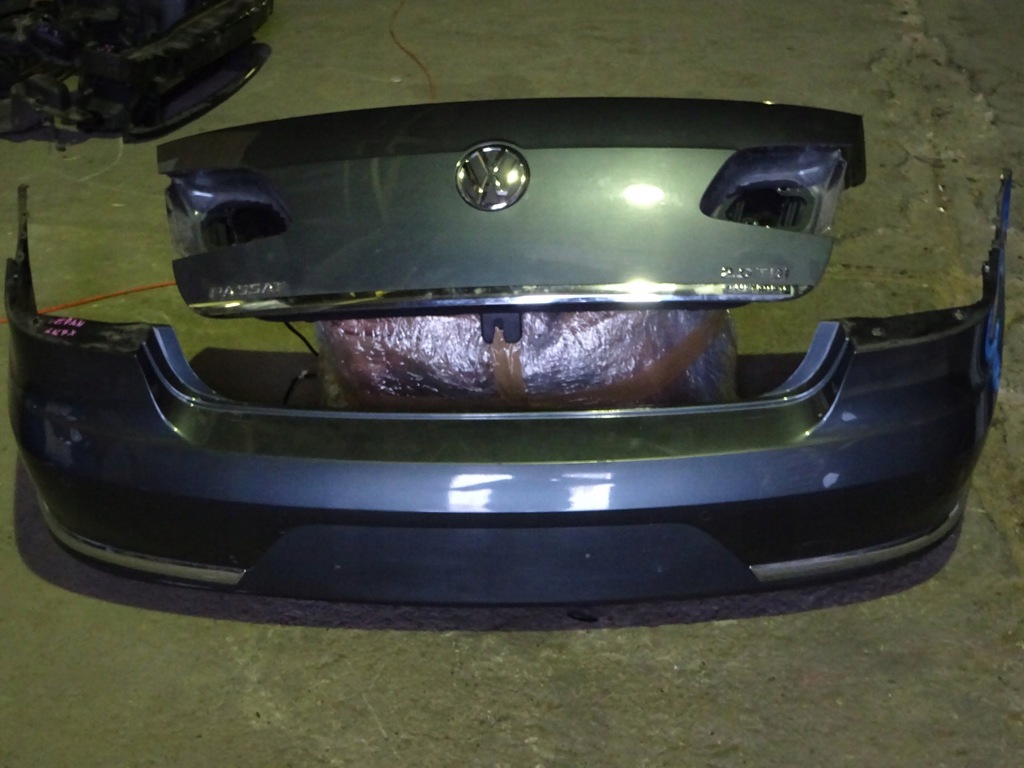 vw passat b7 sedan parachoque paragolpes trasero solapas lk7x ($)