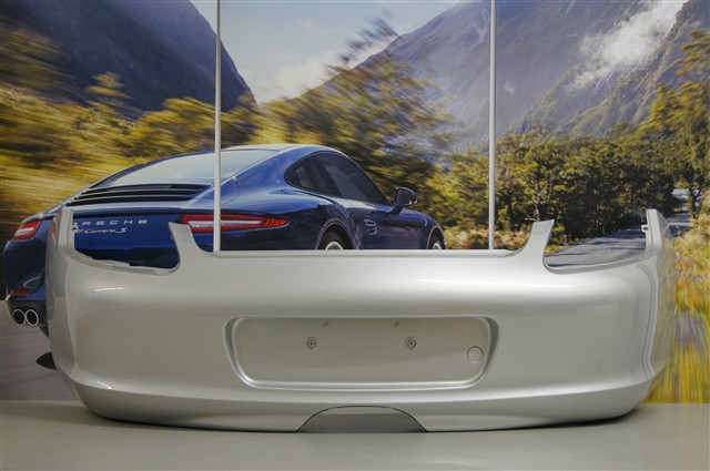 porsche 987 boxster parachoque paragolpes trasero, sin pdc ($)