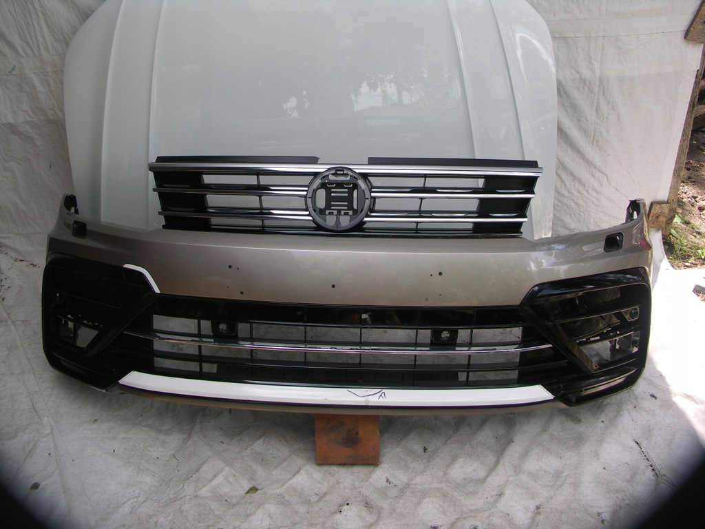 vw tiguan 5na r line 15 19 parachoque paragolpes delantero calandra ($)