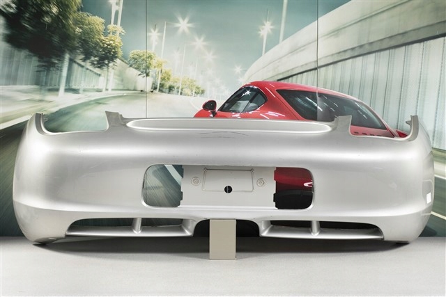 oryg porsche cayman 987 2 parachoque paragolpes trasero wersja usa ($)