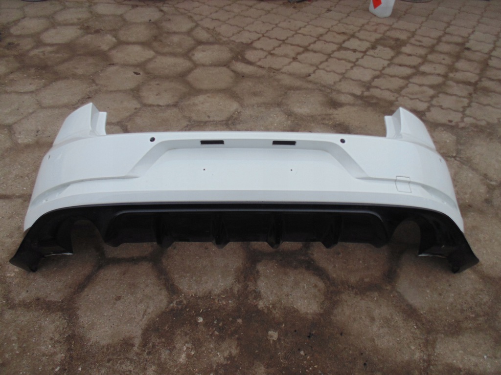 parachoque paragolpes vw golf vii gti tcr dokładka biała perła ($)