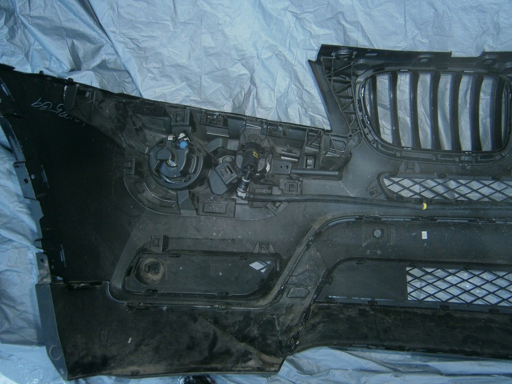 bmw x3 f25 antes de lift parachoque paragolpes xenon spryski biały ($)