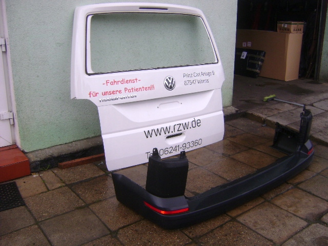 vw t6 7e multivan solapas parachoque paragolpes trasero viga original ($)