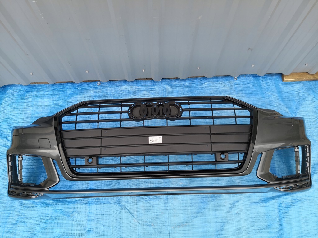 audi a6 c8 4k s line parachoque paragolpes delantero calandra b ładny ($)