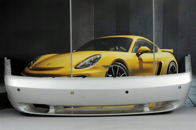 maserati 4200 parachoque paragolpes trasero con otworami na sensores ($)