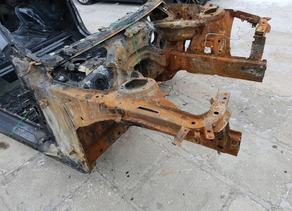 bmw f32 corte lado umbral der. der.  chapado ($)