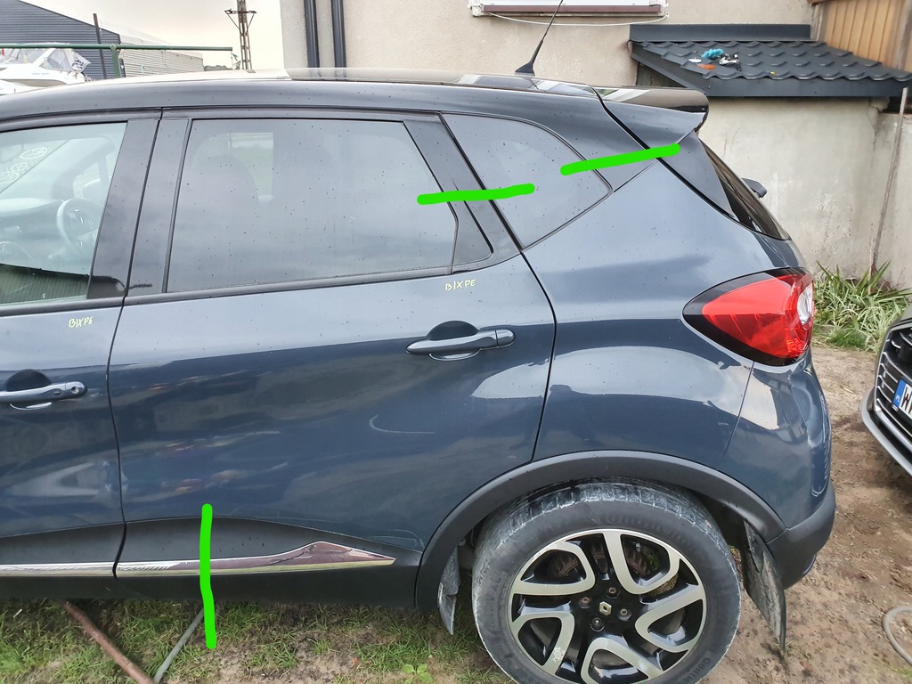 corte izq.  trasero aleta renault captur i ($)