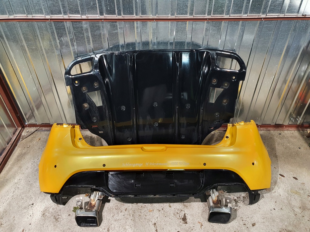 parachoque paragolpes trasero difusor wydechy renault clio iv rs ($)