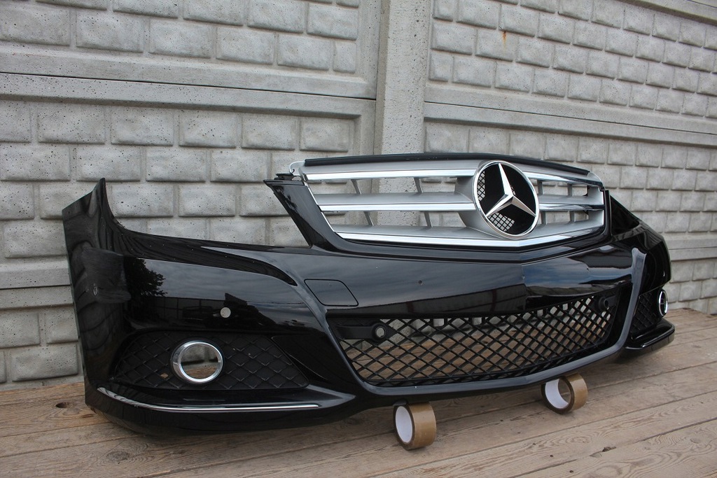 parachoque paragolpes delantero calandra mercedes c clase w204 lift 10  ($)