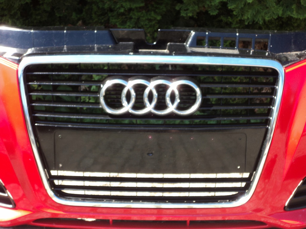 audi a3 8p lift delantero parachoque paragolpes delantero czerwony ($)