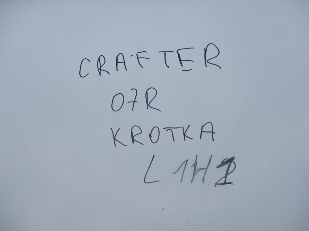 corte aleta izq.  trasero vw crafter l1h1 ($)