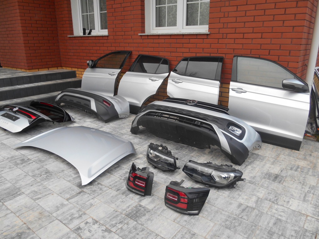 parachoque paragolpes trasero vw t cross 2 gm pdc completo la7w ($)