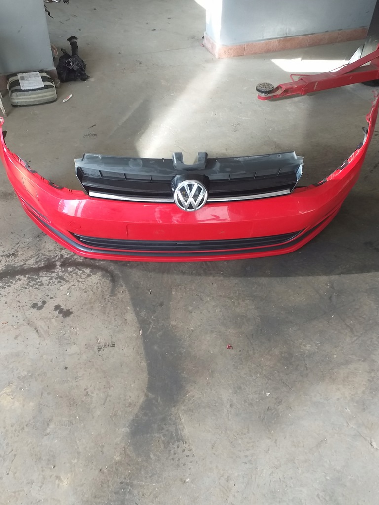 parachoque paragolpes delantero vw golf vii ly3d completo ($)