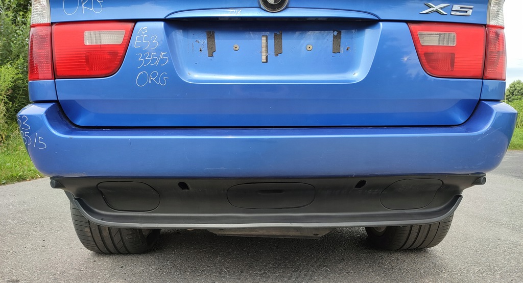 parachoque paragolpes trasero bmw x5 e53 lift 335 estorilblau ($)