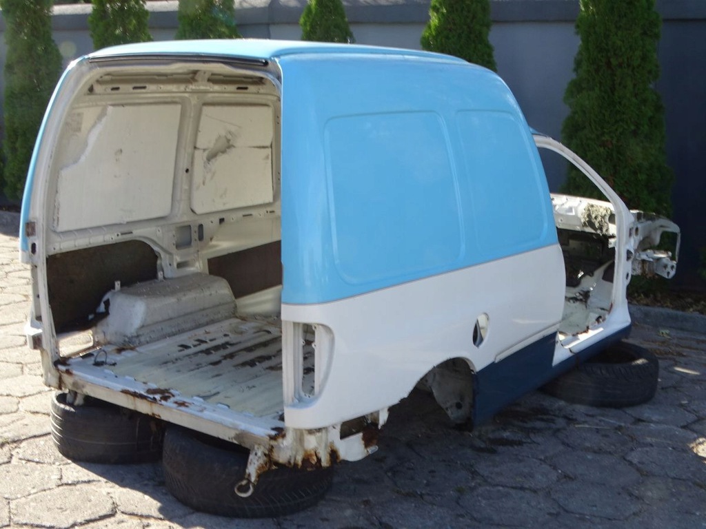 vw caddy ii 96 04 trasero techo aleta trasero ($)