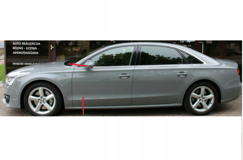 audi a8 d4 corte izq.  parte delantera lift ($)