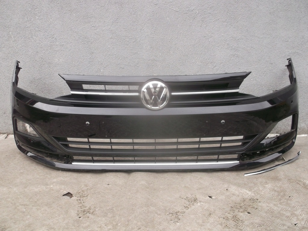 vw polo 2g0 17  parachoque paragolpes delantero radar acc ($)
