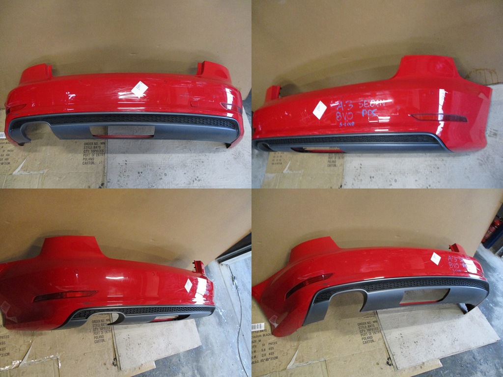 parachoque paragolpes audi a3 8v0 sedan pdc s line trasero ($)