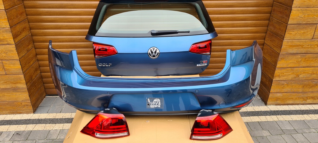 vw golf vii 7 la5j,lb7w parachoque paragolpes trasero w kolor ($)