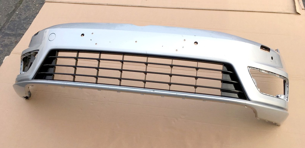 parachoque paragolpes delantero vw golf vii 7 r line   chrom delantero ($)