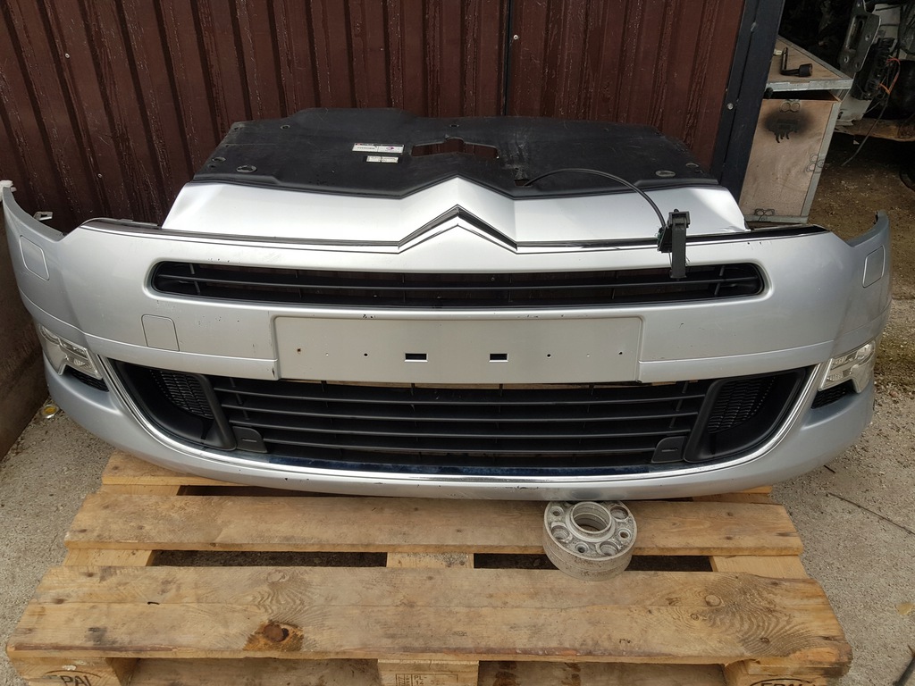 citroen c5 iii parachoque paragolpes completo srebrny ezrc ($)