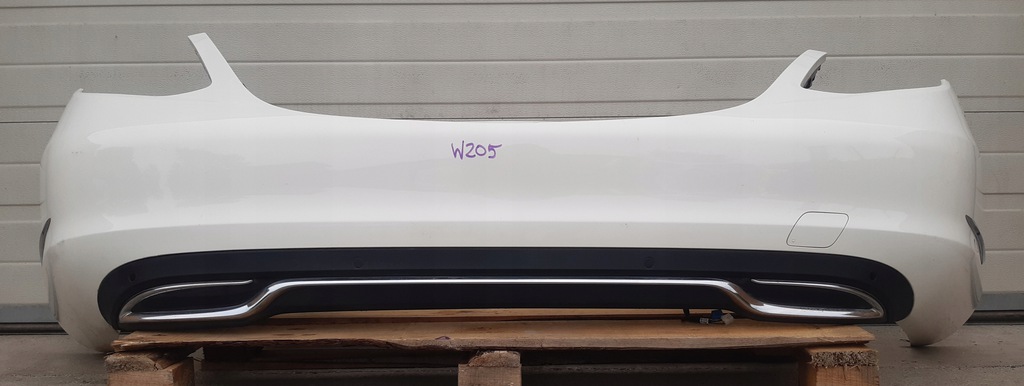 mercedes w205 clase c sedan parachoque paragolpes trasero pdc chrom ($)