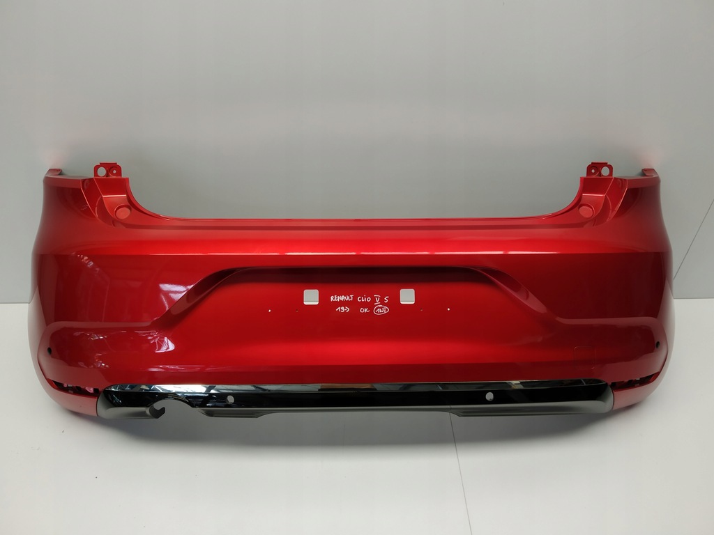 19+ renault clio v 5 ładny parachoque paragolpes trasero chrom 6xpdc ($)