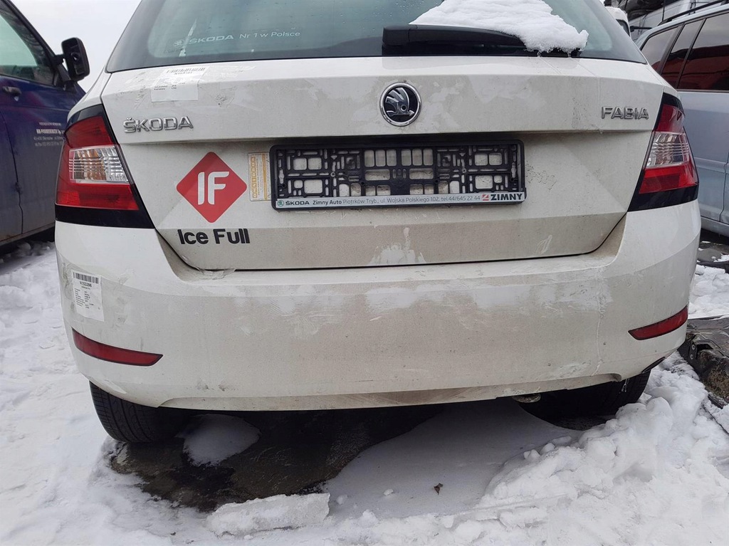 parachoque paragolpes trasero lf9e skoda fabia iii ($)