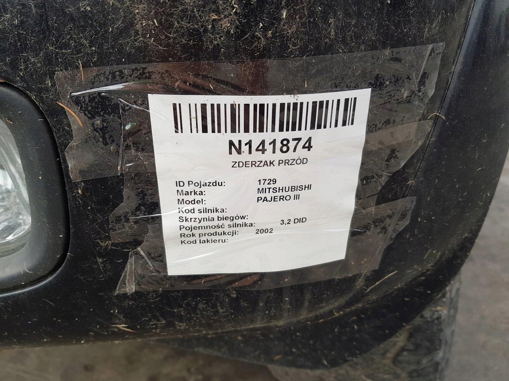 parachoque paragolpes delantero mitshubishi pajero iii ($)