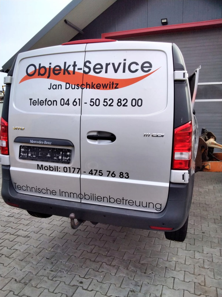 w447 vito viano parachoque paragolpes trasero pdc completo 2018r ($)