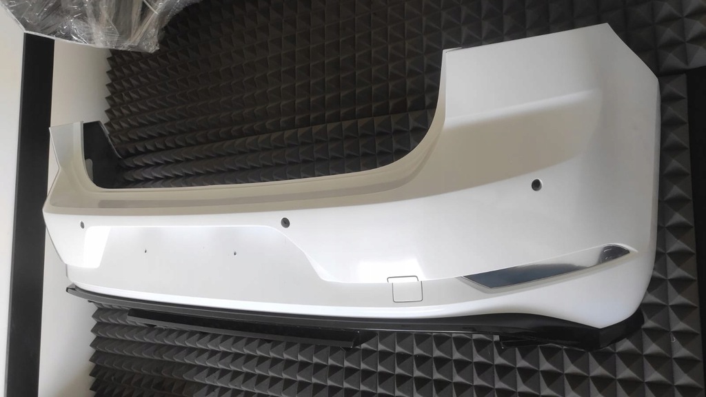 parachoque paragolpes trasero vw golf vii 7r lift dyfuzor odblask ($)