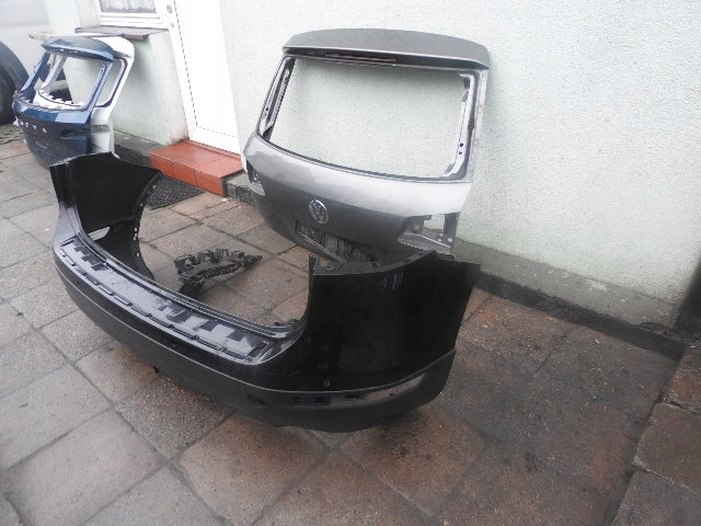vw touareg 7p6807521 parachoque paragolpes trasero solapas ghia zapato (