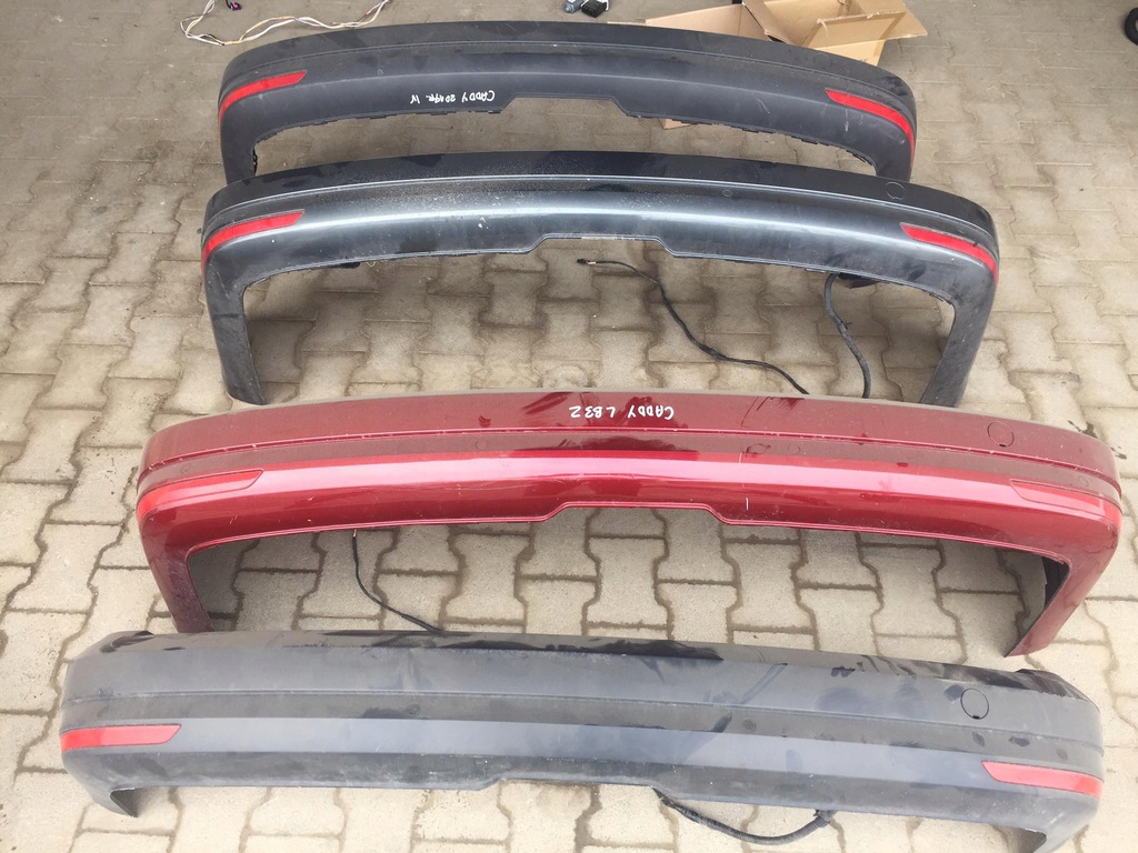 vw caddy 2k parachoque paragolpes trasero viga 4pdc 2017r lr7h lb3z ($)