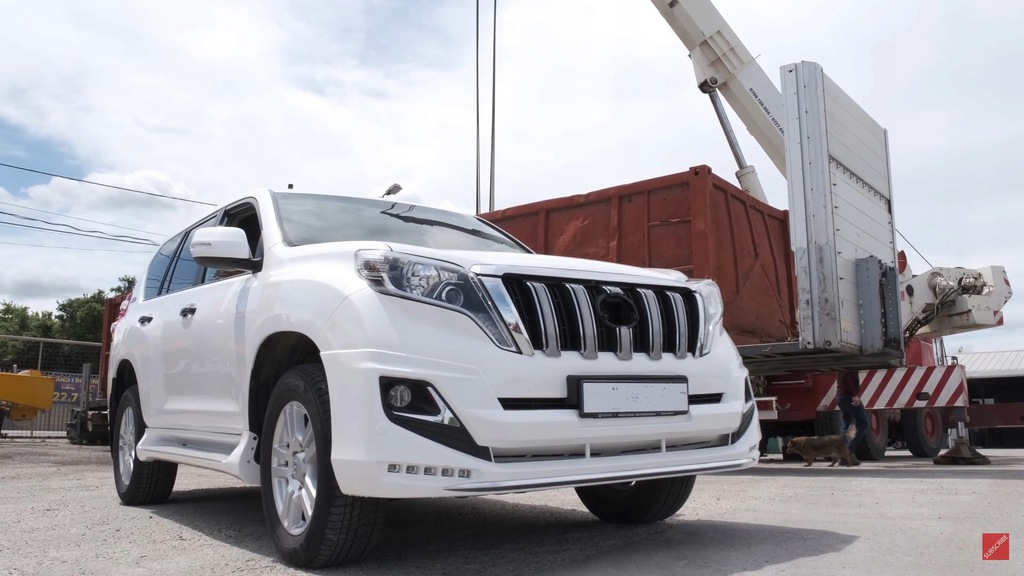 toyota land cruiser 150 14  liston parachoque paragolpes delantero ($)