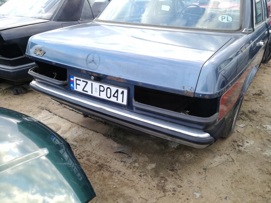 mercedes w123 completo parachoque paragolpes chrom trasero sedan ($)