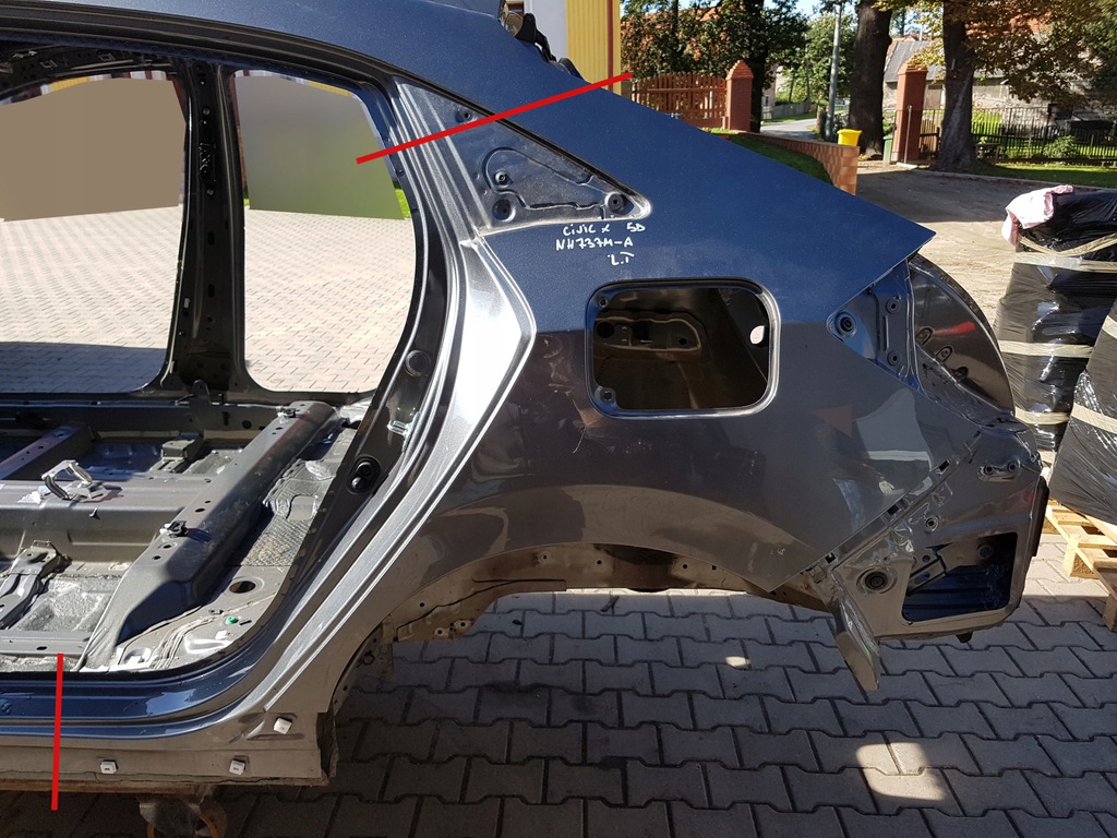 honda civic x hb podłużnia ćwiatrka izq.  delantero ($)
