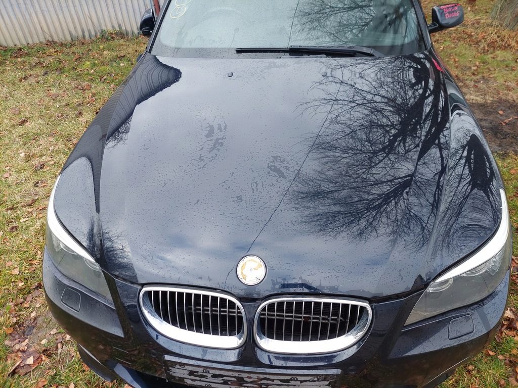 capó tapa motor bmw e60 e61 carbonschwarz ($)