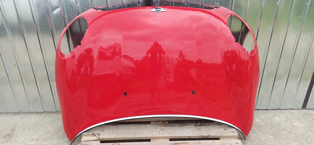 capó mini r56 chili red oryg lakier lift 10 13 ($)