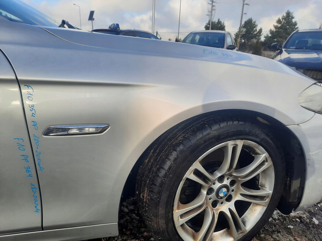aleta der. bmw f10 f11 354 titansilber ($)