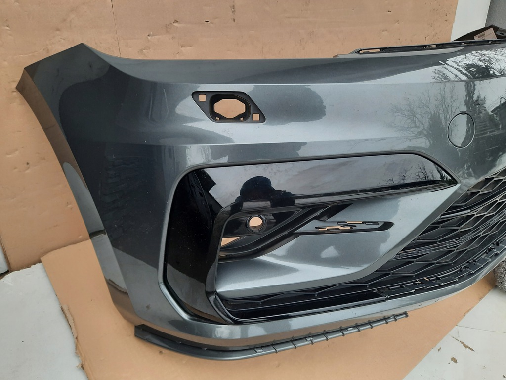 vw touran 5ta r line parachoque paragolpes delantero rejilla oryg! ($)