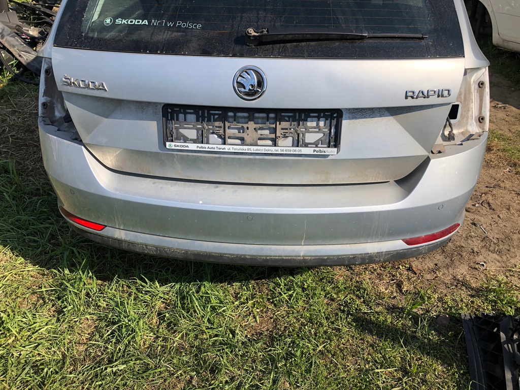 skoda rapid sb spaceback parachoque paragolpes trasero completo ($)