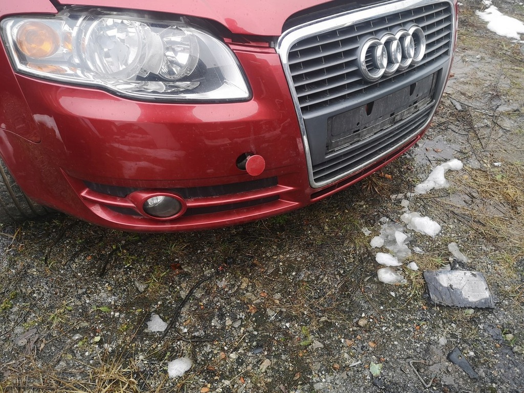 parachoque paragolpes delantero delantero audi a4 b7 06r lz3f bordowy ($)