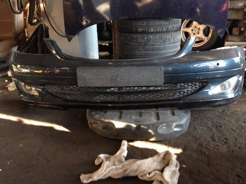 mercedes w221 parachoque paragolpes delantero completo pdc ($)