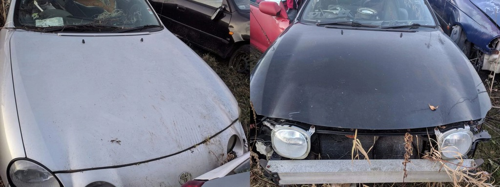 capó toyota celica 6 vi 94  tarnów srebrna negra ($)