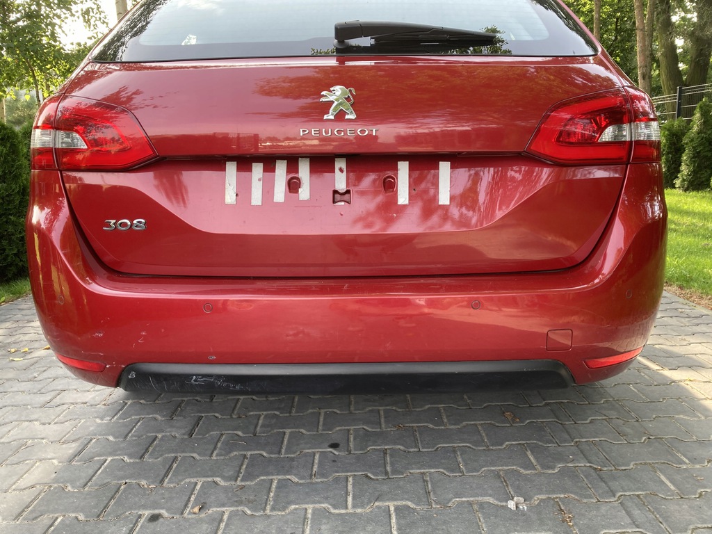 parachoque paragolpes trasero pdc peugeot 308 t9 sw 13  epyd ($)