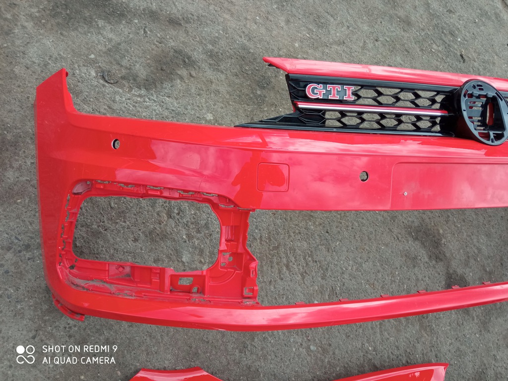 parachoque paragolpes delantero vw polo vi gti 2gs807221g con calandraem ($)